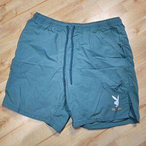 PacSun Playboy Mens Green Shorts Size XL‎